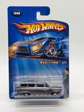 2005 Hot Wheels 8 Crate Red Lines Metallic Silver 3/5 Collector #098 picture
