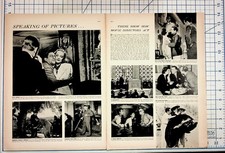 1930s Hollywood Movie Directors Actors Magazine Article & Colgate Ad Page picture