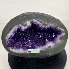 15.07LB Natural Rock Crystal Amethyst Cluster Quartz Druzy Geode Specimen Heal picture