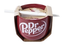 (New) Dr. Pepper Noodle Bundle Ramen Bowl Gift Set w/ Spoon & Chopsticks picture