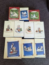 Hallmark Keepsake Ornament LOT of 10 Frosty Friends 1 owner. 2000-2009 picture