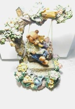 Resin Teddy on Swing Musical  9