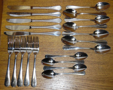 21 pcs Dansk China 18/10 Stainless Flatware - Silhouette picture
