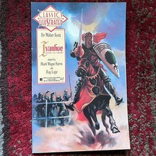 Classics Illustrated 25 Ivanhoe by Sir Walter Scott and First Publishing 1991 picture