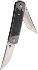 Yan Knives EMW Framelock Grey Titanium Folding Bohler M390 Pocket Knife EMWBM picture