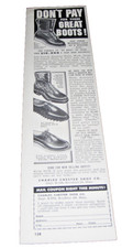 1959 Print Ad Chester Boots Thermal,Ripple Sole, Chester Shoe Co. Brockton,MA picture