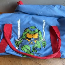 Vtg 1988 TMNT Duffel Bag Mirage Studios Teenage Mutant Ninja Turtles Leonardo picture