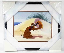 Disney's Beach Picnic Framed Sericel, Pluto, 