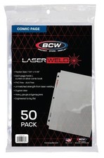 (50 Count) BCW LaserWeld® Comic Page for 3 Ring Binders - Fits Bags and Boards picture