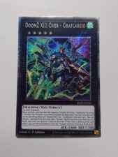 DOOMZ XIII OVER GRAFLAREIO BLZD-EN045 STARLIGHT RARE 1st Ed YUGIOH *NEW & MINT* picture