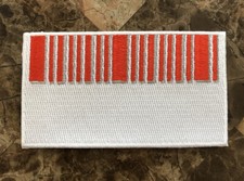 RARE Official Ferrari F1 Barcode Uniform Shoulder Patch - Schumacher / Massa picture