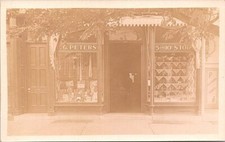 RPPC Honesdale Pennsylvania T.G. Peters 5c & 10c Store early 1900s Advertising picture