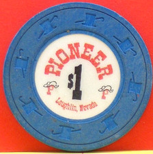 PIONEER *** ( CASINO ) *** Laughlin , NV *** Poker Chip picture