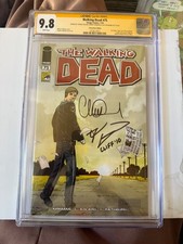 The Walking Dead 75 CGC SS 9.8 Signed Kirkman Adlard Rathburn SDCC 2010 Auto picture