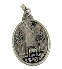 Leggett California Chandelier Drive Thru Tree Park Giant Redwood Travel Keychain picture