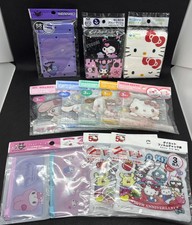 DAISO Japan Sanrio Variety Pack Tissue Zip Bag Fastener Case Hello Kitty 50th picture
