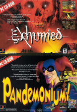 1997 Exhumed / Pandemonium (PC/PS) A4 Vintage Print Ad/Poster, 100% Official Art picture