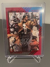 2015 Fleer Retro Marvel Autographs #40 Punisher Kenneth Rocafort Auto On Card picture