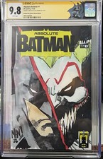 👑 GRAIL ABSOLUTE BATMAN #1 1ST PRINT CLAY MANN SIGNED SKETCH COVER CGC 9.8 picture