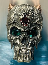 RARE Heavy  3D Zippo lighter  devil Skull Zippo picture