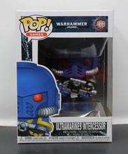 WARHAMMER 40,000 - ULTRAMARINE INTERCESSOR - VAULTED - FUNKO POP w/PROTECTOR picture