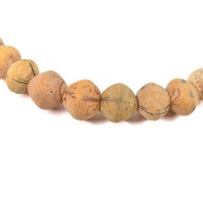 King Excavated Venetian Yellow Trade Beads picture