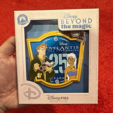Atlantis: Lost Empire 25th Anniversary Jumbo Pin LE800 Disney Beyond the Magic picture