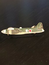 Vintage Collectible Mitsubishi Betty G4M3 Atlas Colorful Metal Pinback Lapel Pin picture
