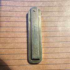 Carton Hayes  Rolled Gold 1-Blade Steel Spear Point. Once owned Pro -Bill Palmer picture