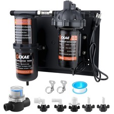 RV Water Pump 110V DC 7.5GPM 80PSI and 1L 125PSI Pre-Pressurized Accumulator ... picture
