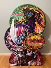 Official Vintage 2004 Konami/Upper Deck Yu-Gi-Oh Cardboard Standee 5 ft. Tall picture
