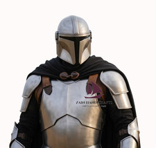 ZAIN Mandalorian Inspired Knight  Armor Full Body Beskar Steel Suit Sci-Fi Gift picture