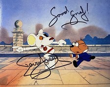 Sir David Jason Hand Signed 8x10 photo - Autographed - Danger Mouse - INSCRIBED  picture