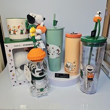 Starbucks Korea 2026 Peanuts Snoopy Stainless Steel Tumbler Coldcup Glass Mug MD picture