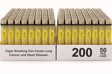 200 Bulk Disposable Lighters Butane Refillable – 4 Cases of 50 Wholesale Lot picture