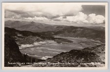 Indian Valley View from Mt Hough Plumas County California Eastman RPPC Postcard picture