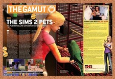 2006 Sims 2 The Pets PC Original Advertisement / Retro Promo vr1 picture