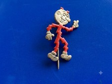 Reddy Kilowatt  Pin Back  Vintage From The 50s & 60s Very Nice  FAST SHIP picture