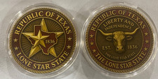 Republic of Texas Legacy Coin, Lone Star Texas Commemorative Challenge Coin 1836 picture