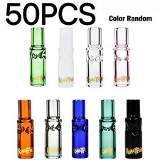 50 PCS Random Color Reusable Glass Tubes, 6mm Rounded Edge Small Hand Tool picture