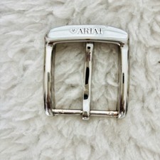 Ariat Silver Metal Belt Buckle Size Approx 2” X 2” picture