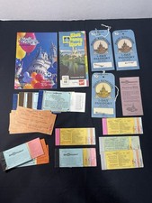 Lot Of Disney World Ephemera 70s 80s Admission Coupon Books Brochures Parking picture