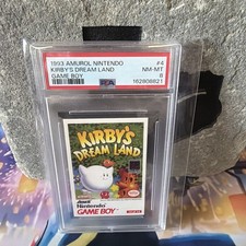 1993 Amurol Nintendo Kirby’s Dream Land #4 PSA 8 POP 5 Game Boy RARE picture