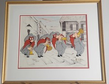 Yosemite Sam Animation Limited Edition Cel “Jazz Player” Virgil Ross Signed- AP picture