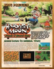 2003 Harvest Moon Friends of Mineral Town GBA Print Ad/Poster Authentic Game Art picture