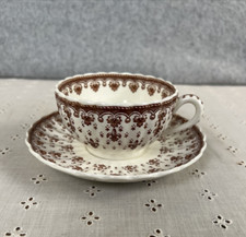 Vtg Spode Copeland Fleur De Lis Fluted Design Cup & Saucer Set 60’s (8 available picture