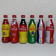 Coca-Cola bottle 2014 WorldCup Brazil Edition. 250ml.  6pieces set.  South Korea picture