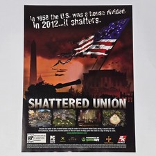 Shattered Union Xbox PC House Divided Print Ad/Poster Promo Art picture