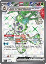 Froslass ex 217/182 Ultra Rare Paradox Rift Pokemon Holo Near Mint picture