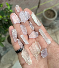 43g | Etched Pink Yellow Kunzite Crystal Spodumene Specimen – Kunar Afghanistan picture